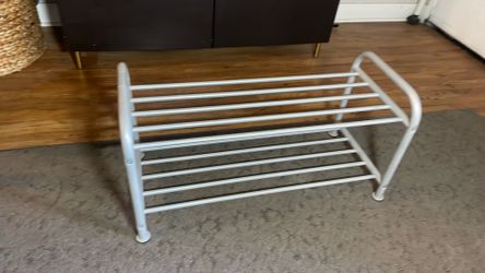 Metal shoe rack