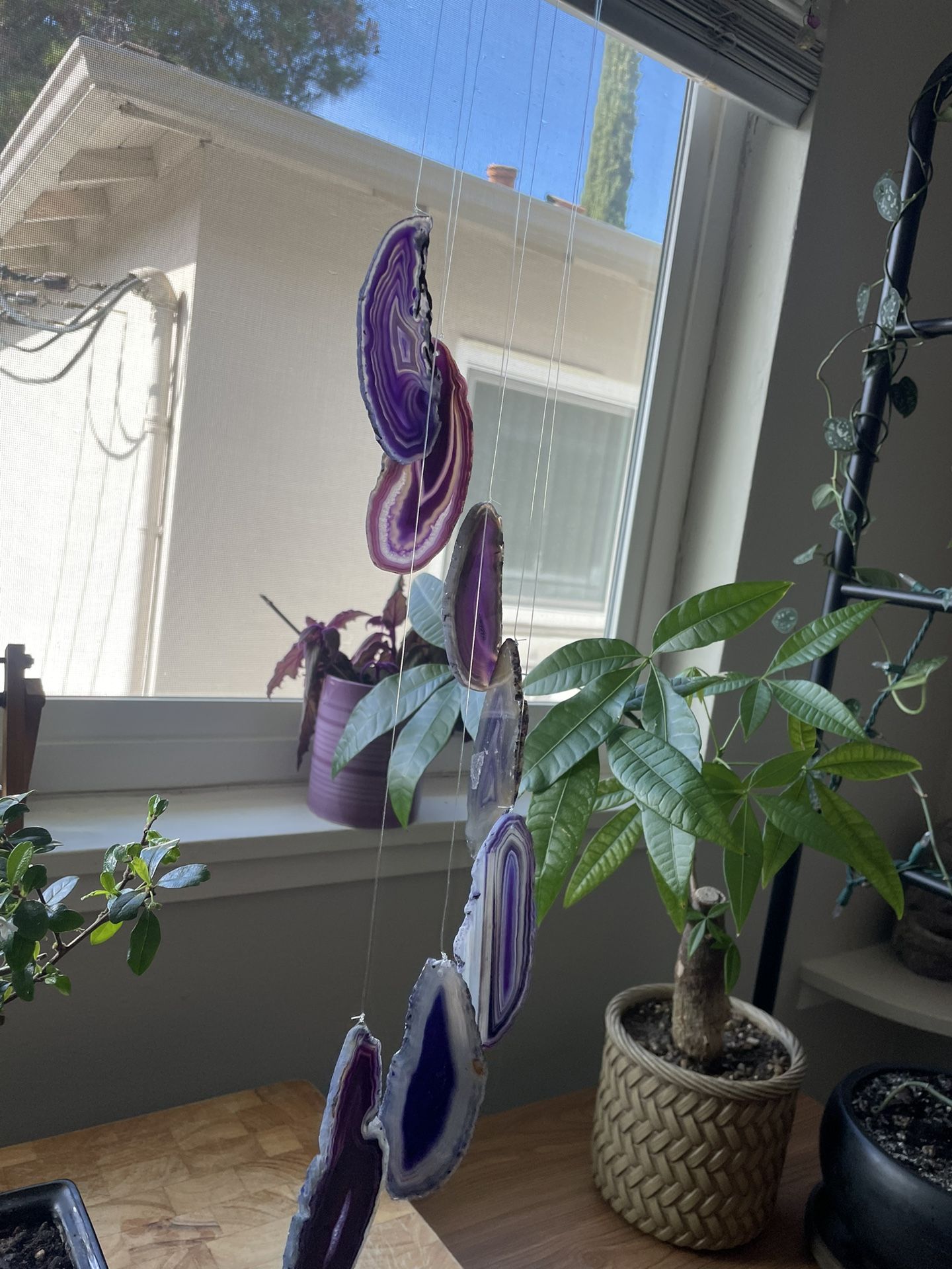 Amethyst Crystal Windchime