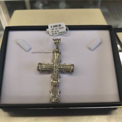 10k Gold Diamond Cross Pendant 22 Grams Layway Available 10%dwon If You Interested Please Make Sure You Ask For Maribel Thank You 