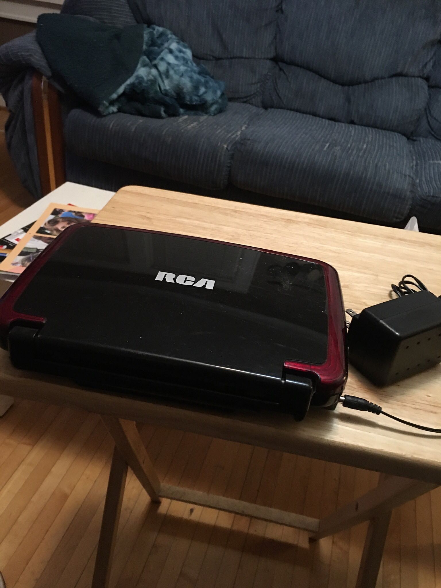 red/black rca portable dvd player
