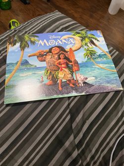 Moana - Lithograph Set of 3 (Missing One) - From The Disney Store