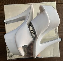White Platform Heels