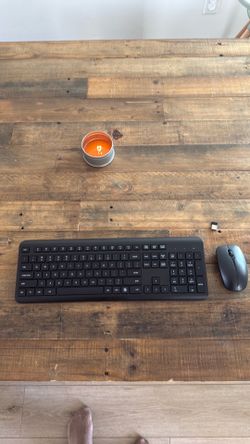 Wireless keyboard and mouse