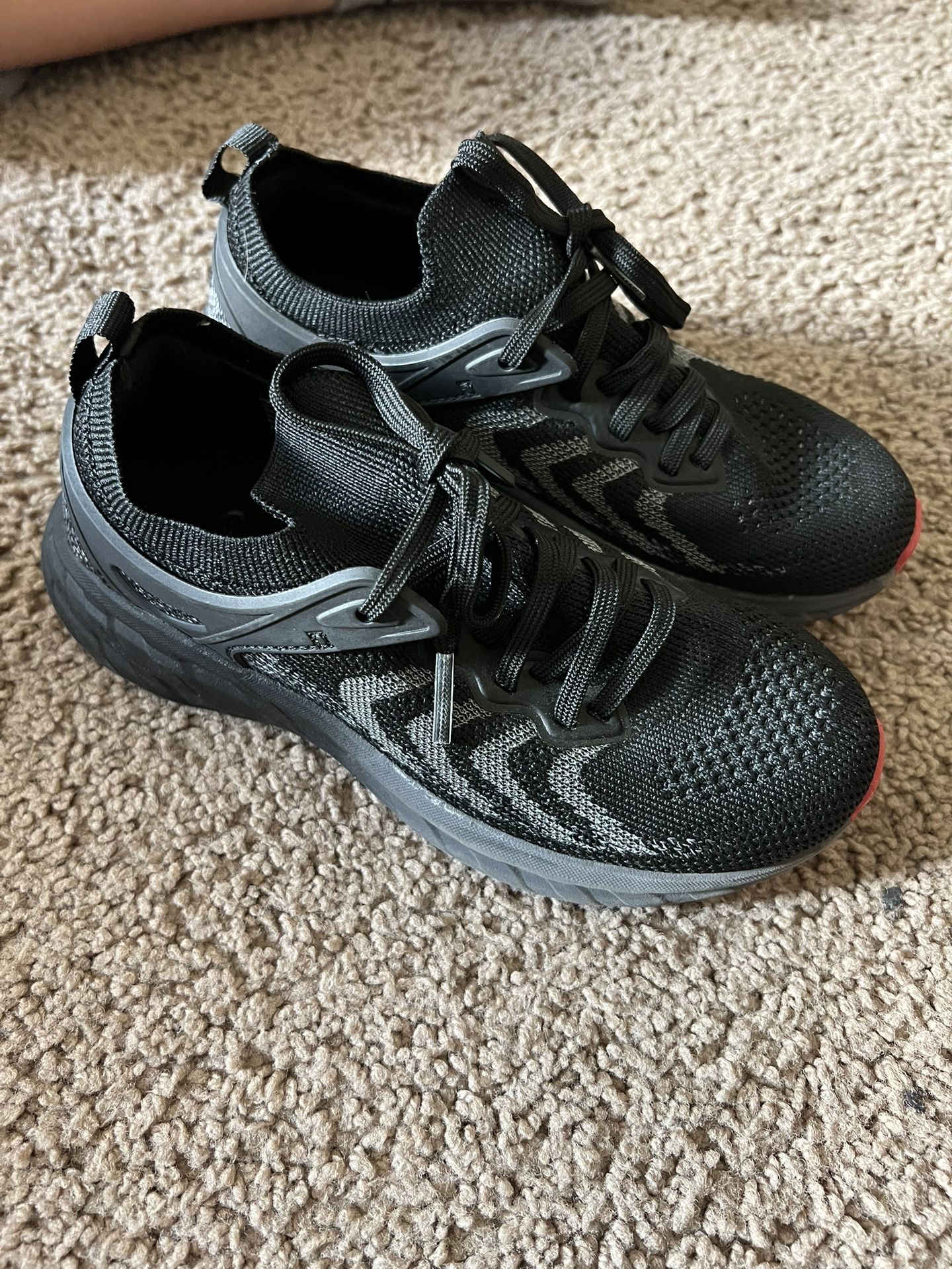 Boy Black Running Shoes