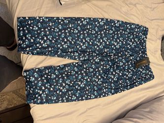 Blue cloth capris size small with tags