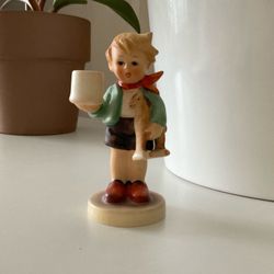 Hummel Boy with horse and candle figurine 