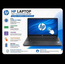 HP Laptop Touchscreen Like New🖤