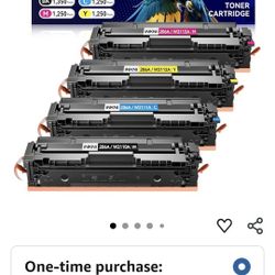 Generic HP 206A  toner. 4 pack new laser printer