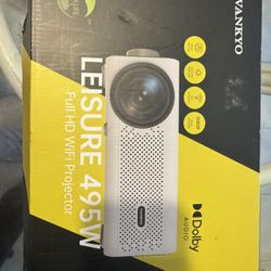 VANKYO Leisure 495W Full HD WiFi Projector – 1080P – Dolby Audio – Brand New Sealed