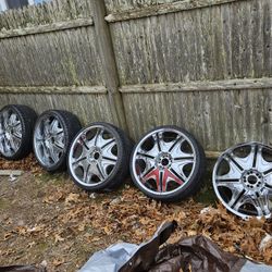 22" Chevrolet Impala WHEELS AND TIRES 