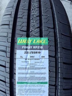 2 (NEW) WEST LAKE tires  225/55r19