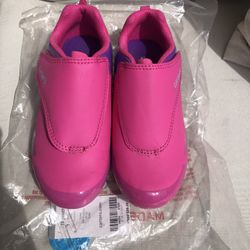 Toddler girl pink soccer cleats