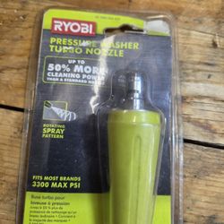 RYOBI PRESSURE WASHER TURBO NOZZLE NEW 