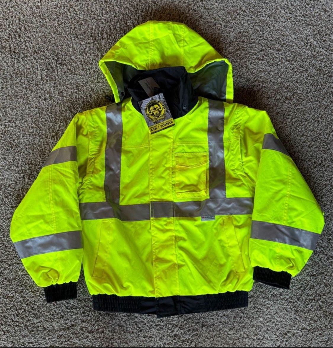 New OccuNomix 4 in 1 Bomber Jacket- Size Small