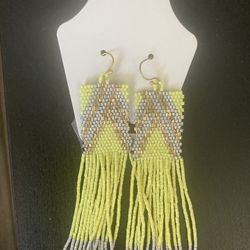 New Fringe Earrings Yellow