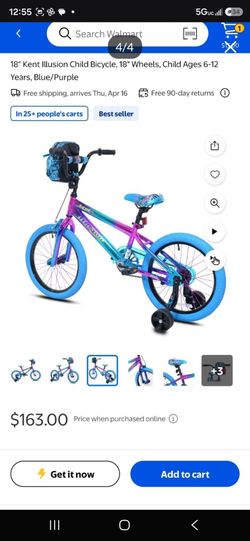 Child 18" bike Kent Illusion