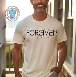FORGIVEN 1 JOHN 1:9 - Statement Tee