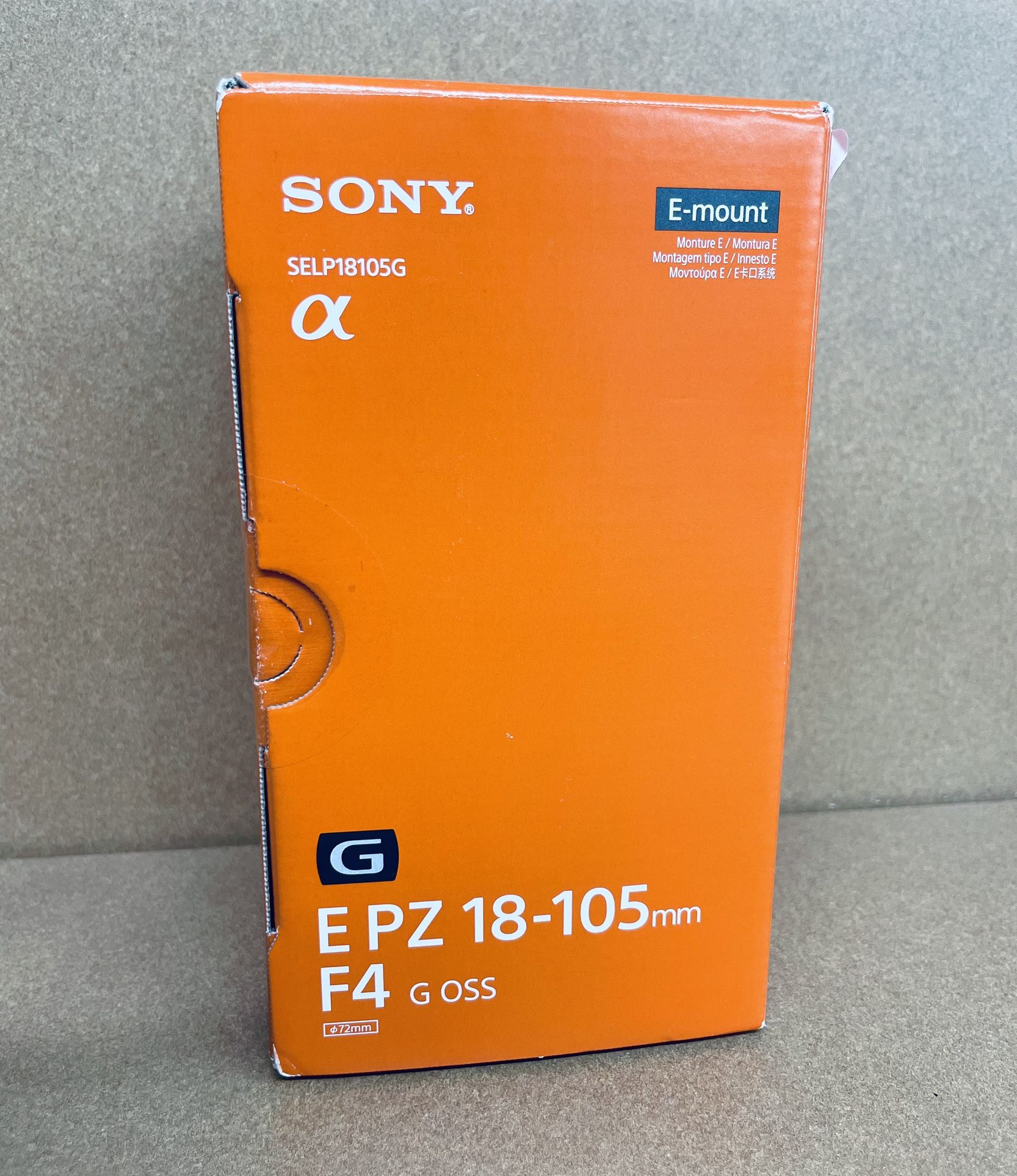 Sony E PZ 18-105mm F4 G OSS Power Zoom Lens *NEW!