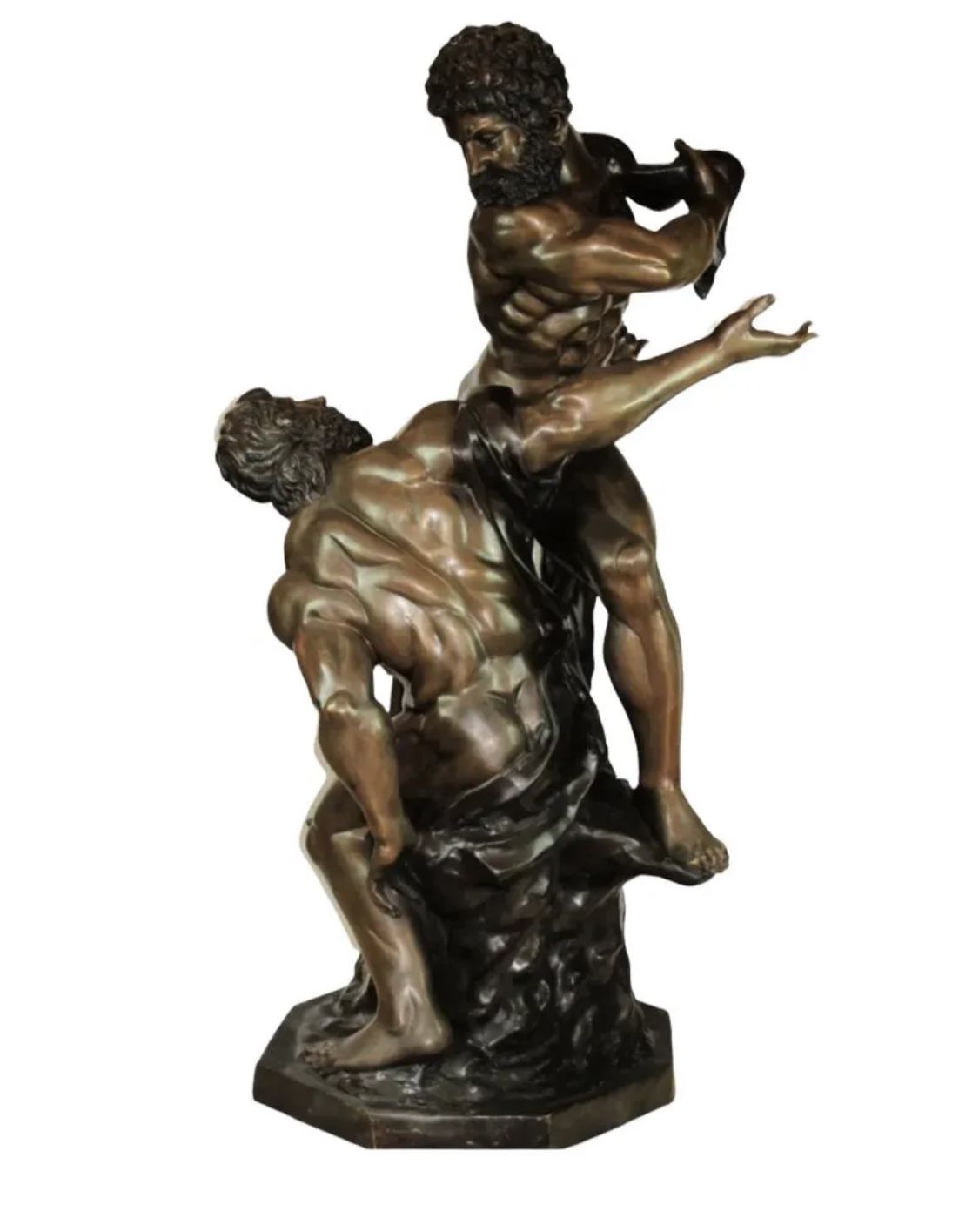 Life Size Bronze Sculpture Hercules And Antaeus