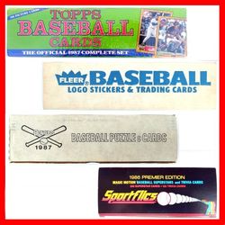 Vintage Baseball Cards Factory Sets