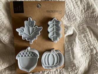 Autumn Pie Cutters (cuts Cookies Too)
