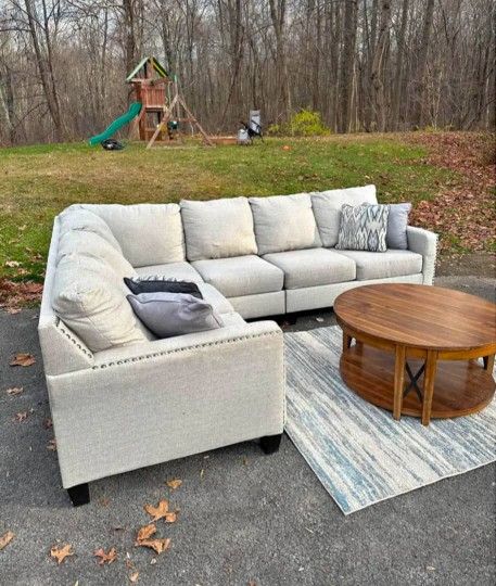 upgrading your living space Sectional ottoman couch