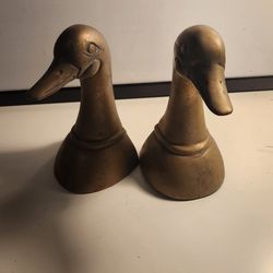Bronze- Goose Head Book Holders