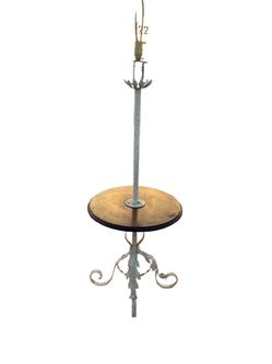 Antique vintage french Table & Lamp