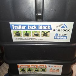 4 Trailer Jack Block  G.V.W  25000LBS 