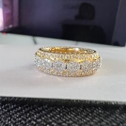 18k Diamond Ring sz 6.5