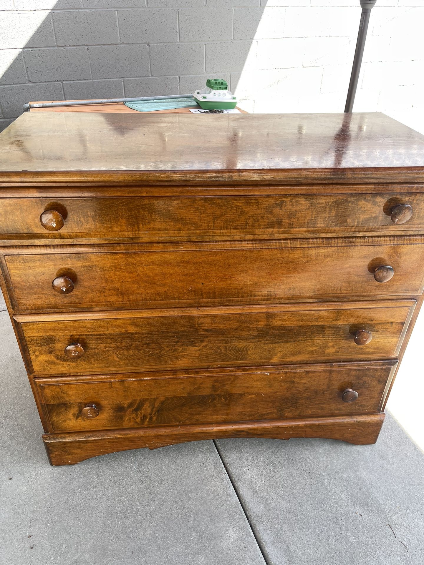 Vintage Solid Wood Dresser