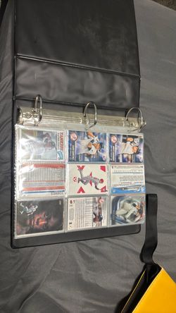 Three sports binders
