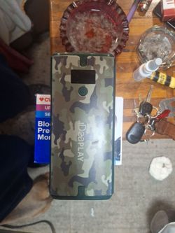 Idea play phone charger.   Engine start.   Flashlight etc