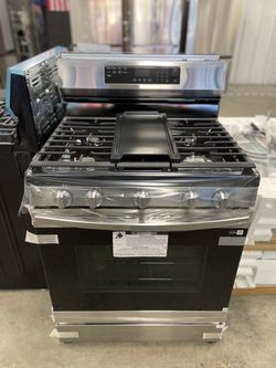 Samsung Freestanding Gas Range Stainless Steel with Air Fry