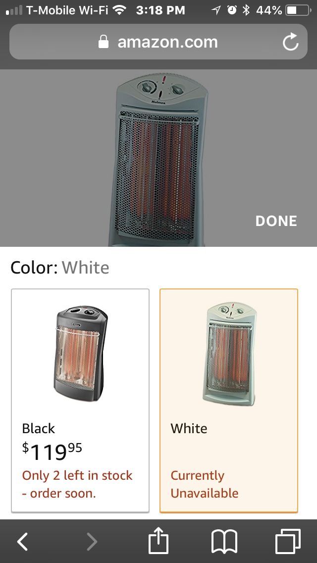 Heater-Holmes HQH341-NUM Quartz Tower Heater, white sits on floor for Sale  in Lumberton, NJ - OfferUp