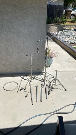 Tama cymbal stands and misc. drum hardware.  Vintage from the 90s
