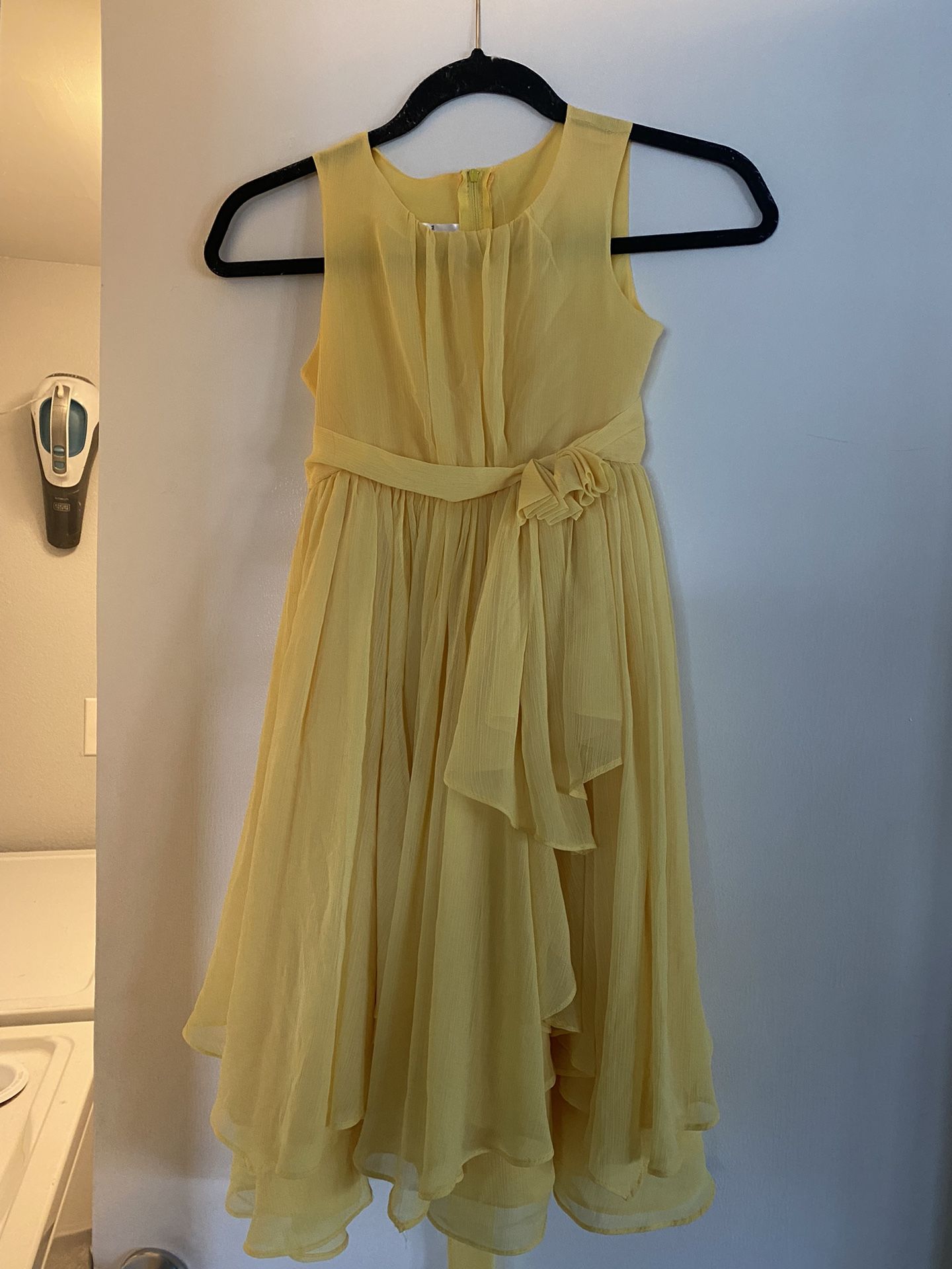 Girls Yellow Size 8 Spring Dress 