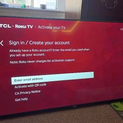 TCL TV With  Roku