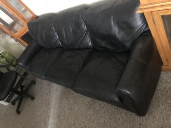 Leather couch