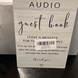 Audio Sign In Phone For Wedding