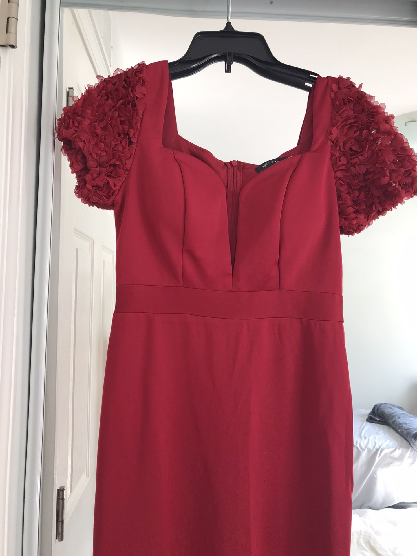 Beautiful Red Mermaid Dress Bridesmaid Wedding