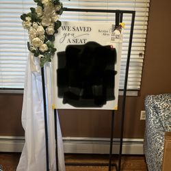 Wedding Welcome Sign Stand