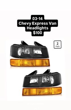 03-14 Chevy Express Van Headlights $100