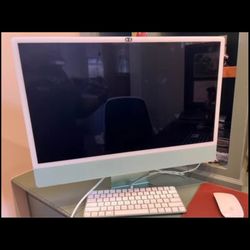 Green Apple iMac 24” M1 Chip - Excellent Condition + AppleCare