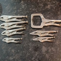 Matco Tools 7 Piece Locking Pliers Vise Grip Set