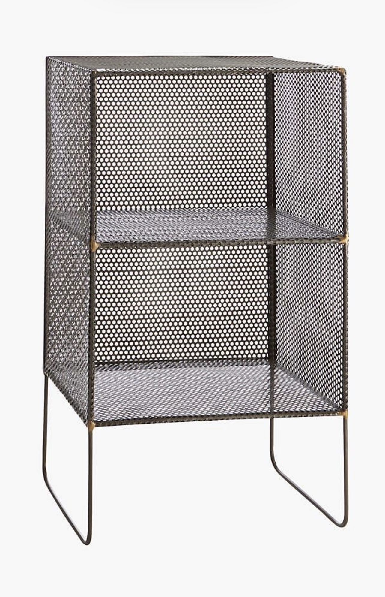 CB2 - SIFT GUNMETAL SIDE TABLE - Pair - Like NEW!