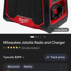 Milwaukee Jobsite Radio & Charger
