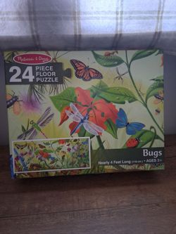 Melissa & Doug Bugs Jumbo 24 piece Jigsaw Floor Puzzle