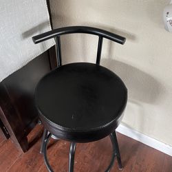 Black Seating Stool