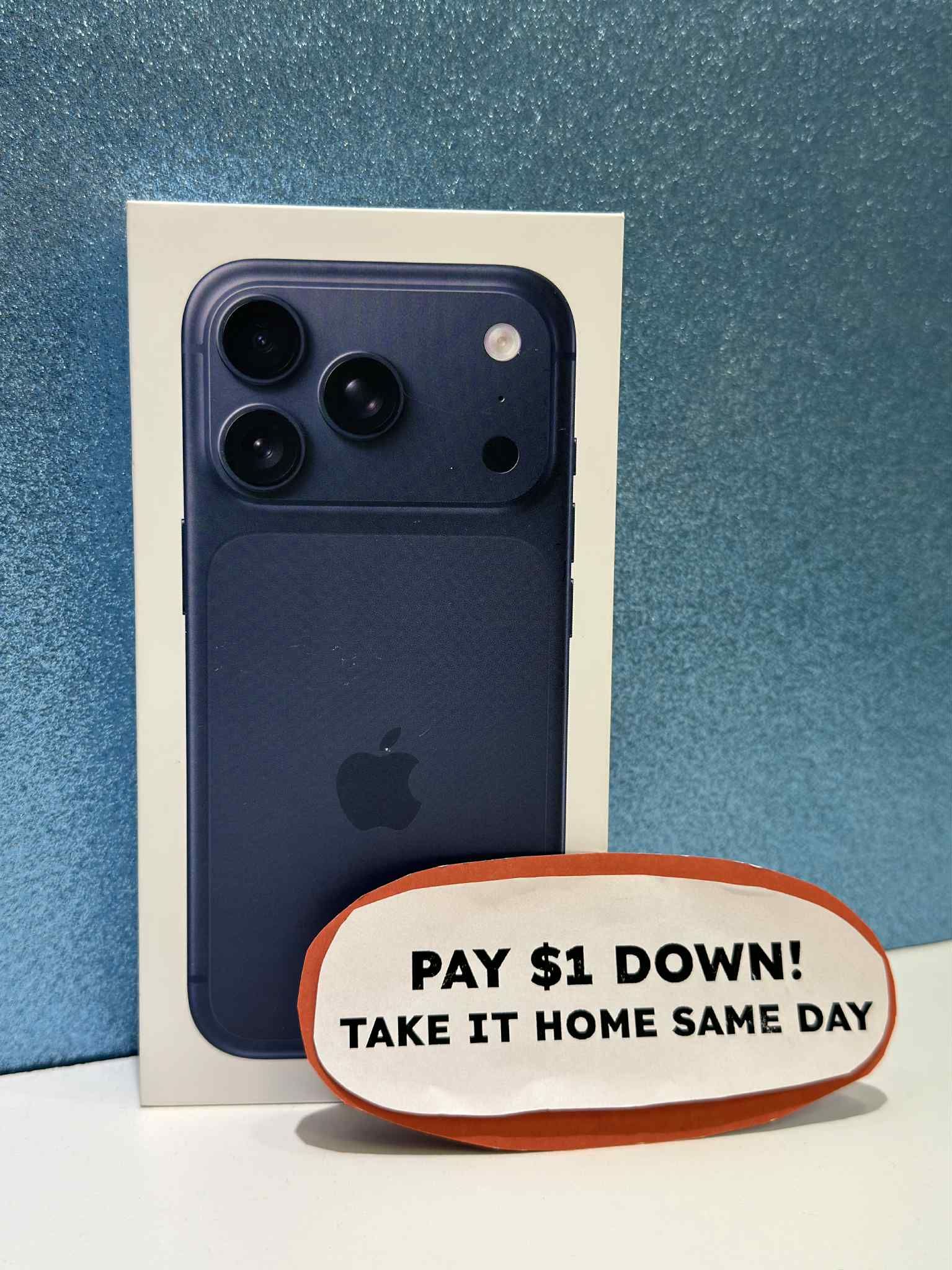 Apple iPhone 17 Pro - Pay $5 DOWN AVAILABLE - NO CREDIT NEEDED